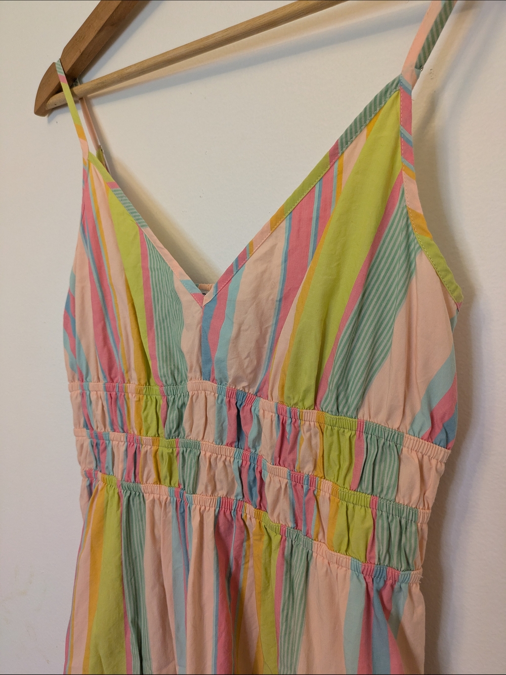 Pastel Stripe Spaghetti Strap Sundress - Multi Rails Womens Carmen Mini Dress XS - Picture 4 of 6